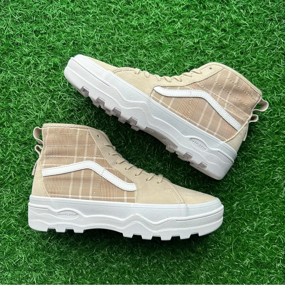 Vans Sentry Sk8 Hi Plaid French Oak - Picture 4 of 9